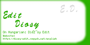 edit diosy business card